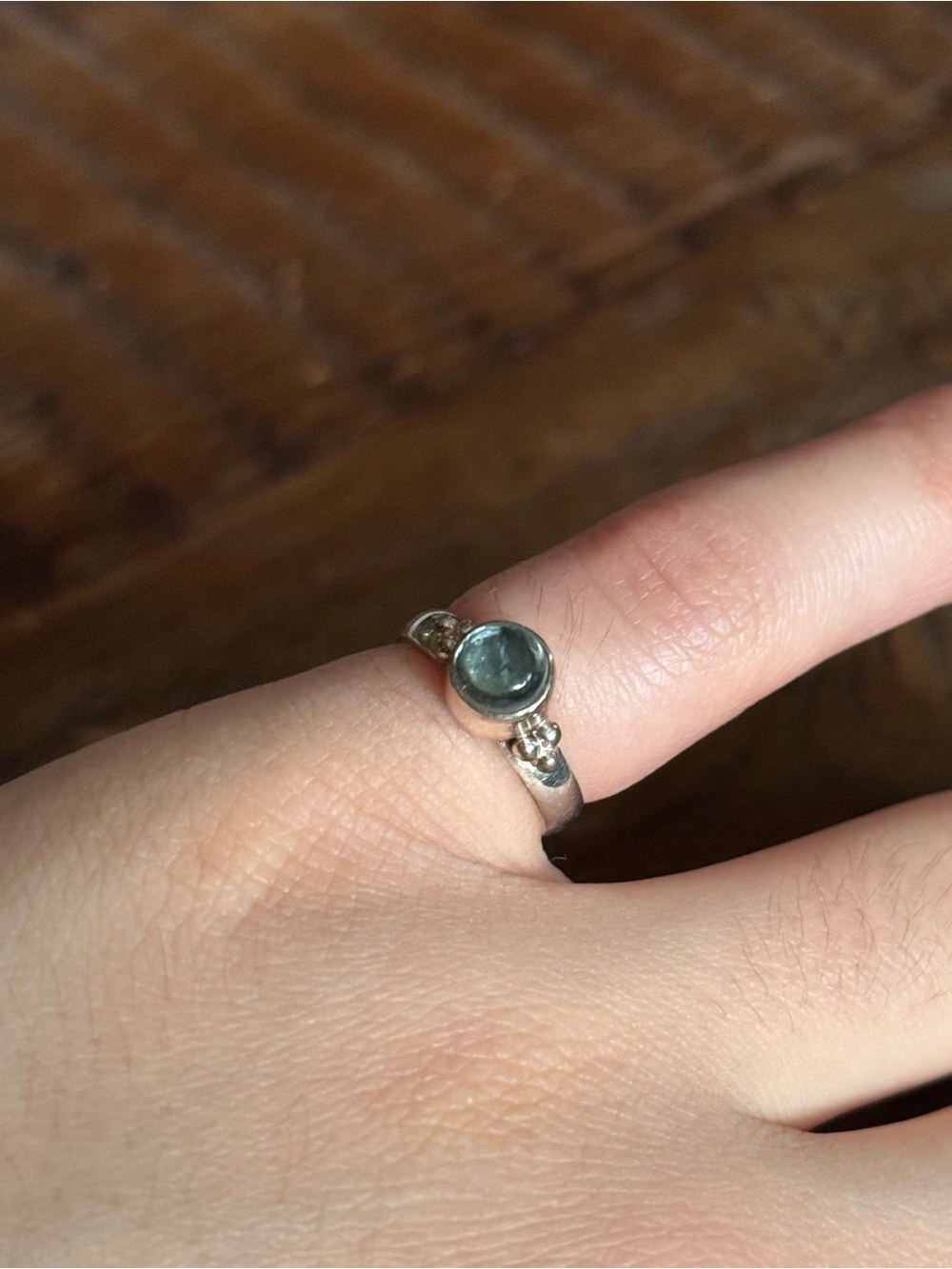 Sterling Silver Fluorite Ring